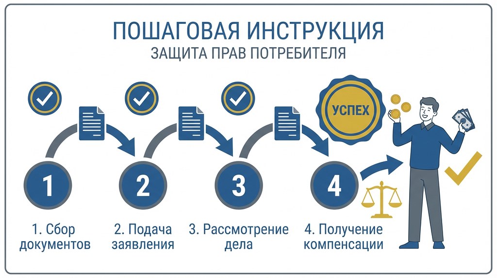 Пошаговая инструкция по взысканию неустойки с застройщика